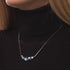 Rainbow Supernova | .925 Sterling Silver | Galaxy Glass Infinity Clasp Necklace
